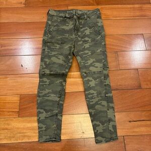 Camo Print Skinny Jeans